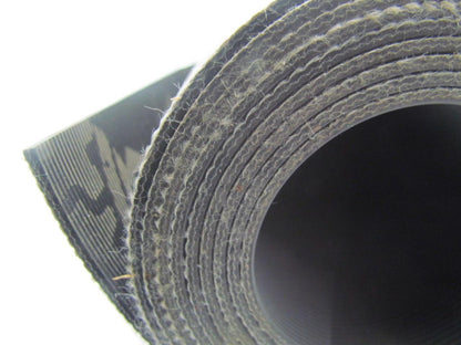 2-Ply Longitudinal Ribbed Grooved Top Black Rubber Conveyor Belt 32"x9' Long
