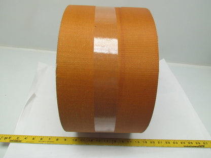 2-Ply Tan/Orange Wedgegrip Diamond Top Rubber Conveyor Belt 8" Wide 48' Long