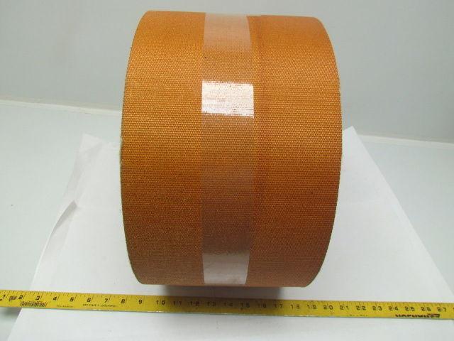 2-Ply Tan/Orange Wedgegrip Diamond Top Rubber Conveyor Belt 8" Wide 48' Long
