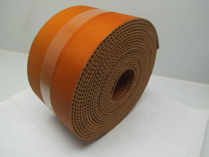 2-Ply Tan/Orange Wedgegrip Diamond Top Rubber Conveyor Belt 8" Wide 48' Long