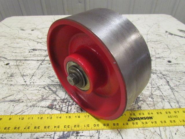 10"X4" Ductile Steel Caster Wheel Tapered Bearings 15000 Lb Capacity