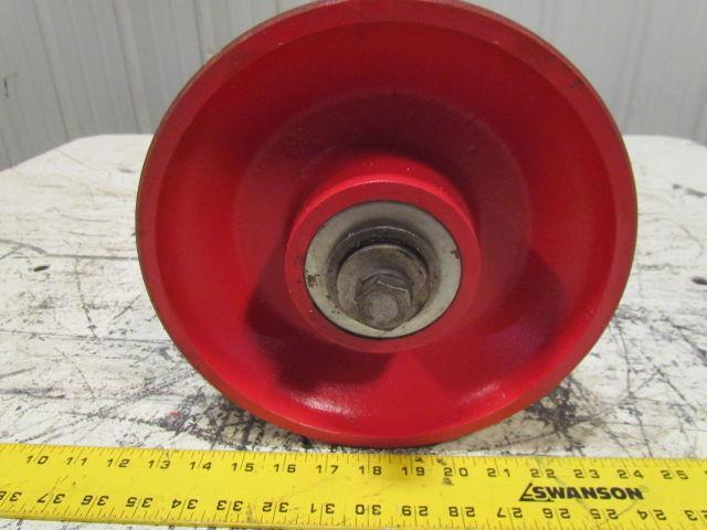 10"X4" Ductile Steel Caster Wheel Tapered Bearings 15000 Lb Capacity