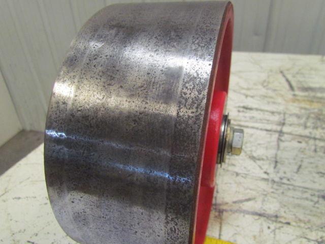 10"X4" Ductile Steel Caster Wheel Tapered Bearings 15000 Lb Capacity