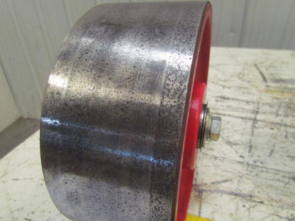 10"X4" Ductile Steel Caster Wheel Tapered Bearings 15000 Lb Capacity
