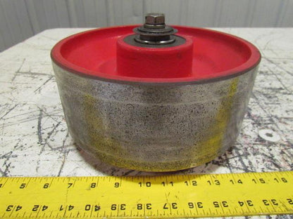 10"X4" Ductile Steel Caster Wheel Tapered Bearings 15000 Lb Capacity