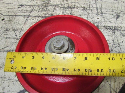 10"X4" Ductile Steel Caster Wheel Tapered Bearings 15000 Lb Capacity