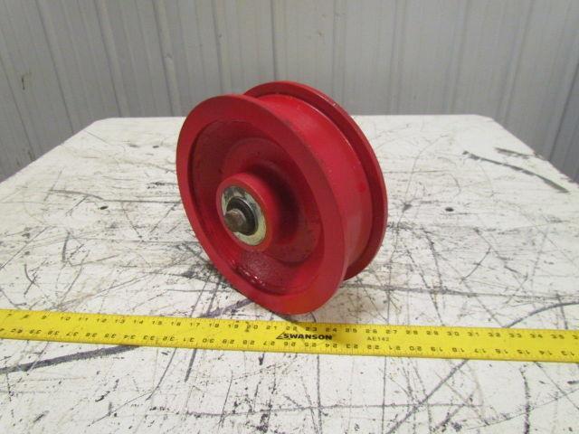 10"X2-1/2" Ductile Steel Double Flange Track Wheel Caster Tapered Bearings