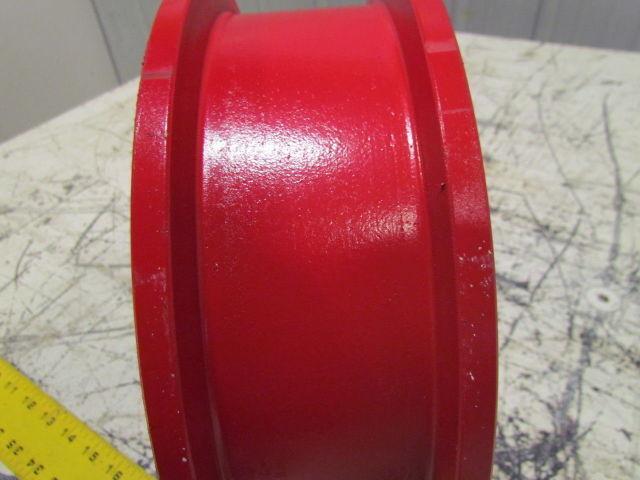 10"X2-1/2" Ductile Steel Double Flange Track Wheel Caster Tapered Bearings