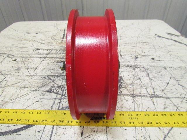10"X2-1/2" Ductile Steel Double Flange Track Wheel Caster Tapered Bearings
