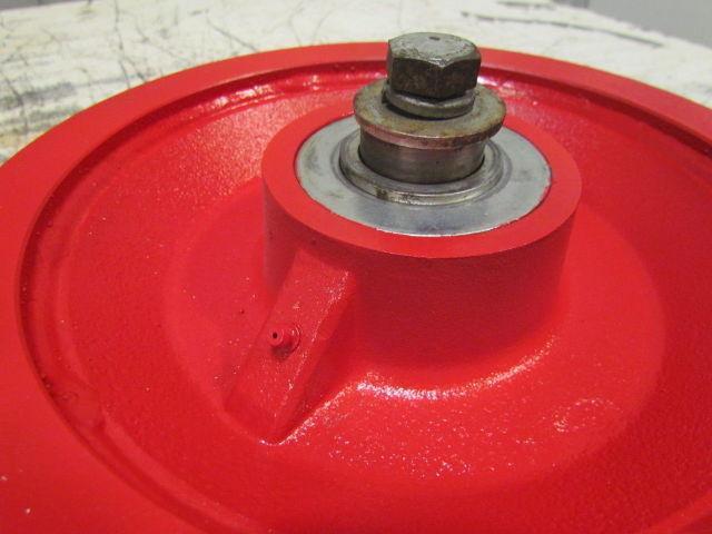 10"X2-1/2" Ductile Steel Double Flange Track Wheel Caster Tapered Bearings