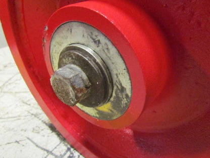 10"X2-1/2" Ductile Steel Double Flange Track Wheel Caster Tapered Bearings