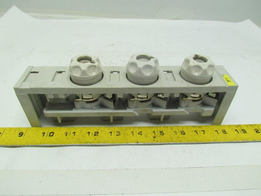 Rittal SV3520/21 3 Pole Fused Clamp W/Cover & Diazed Fuse Holders