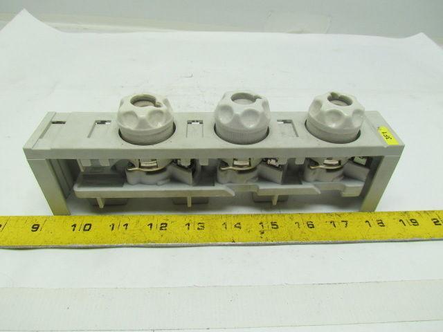 Rittal SV3520/21 3 Pole Fused Clamp W/Cover & Diazed Fuse Holders