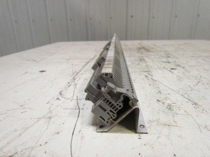 Phoenix Contact 35mm Din Rail Mount Terminal Blocks 48"Long 74 Componets