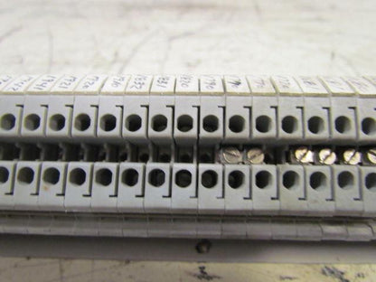 Phoenix Contact 35mm Din Rail Mount Terminal Blocks 48"Long 74 Componets