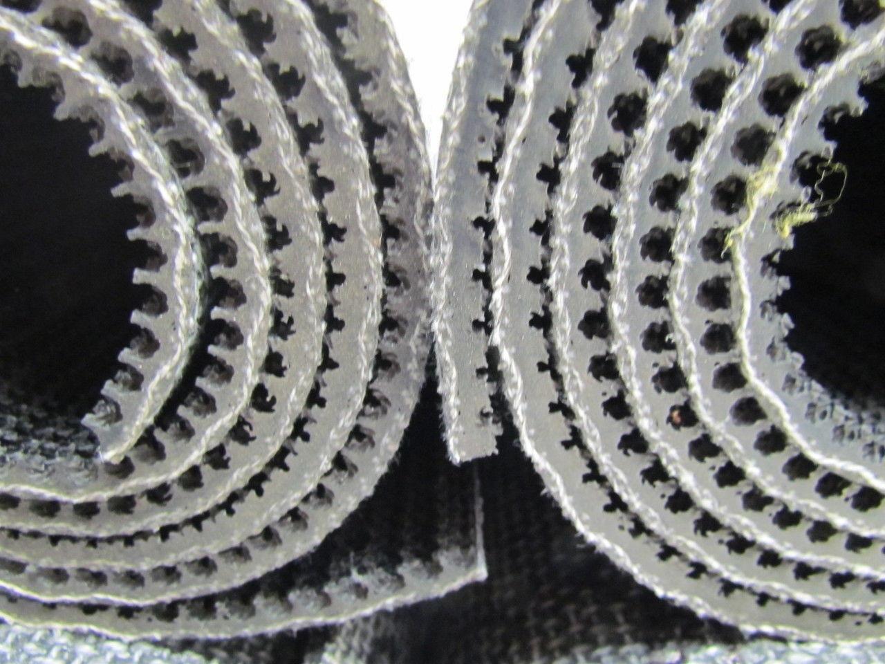 Black PVC Rubber Rough Top Incline Conveyor Belt 20" Wide 4-Rolls 17' Total