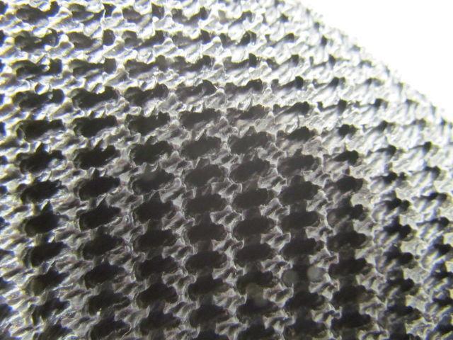 Black PVC Rubber Rough Top Incline Conveyor Belt 20" Wide 4-Rolls 17' Total