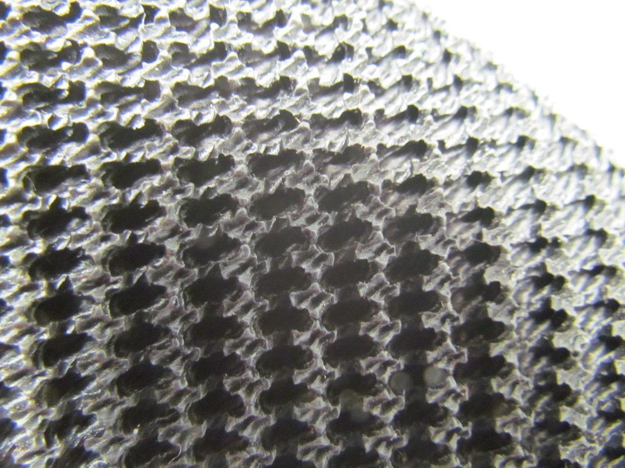 Black PVC Rubber Rough Top Incline Conveyor Belt 20" Wide 4-Rolls 17' Total