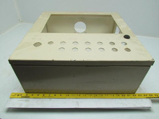 20x20x7" Steel Electrical Enclosure Box Cabinet w/Backplate Panelview Pushbutton