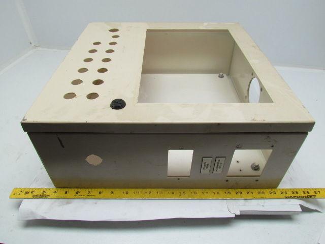 20x20x7" Steel Electrical Enclosure Box Cabinet w/Backplate Panelview Pushbutton