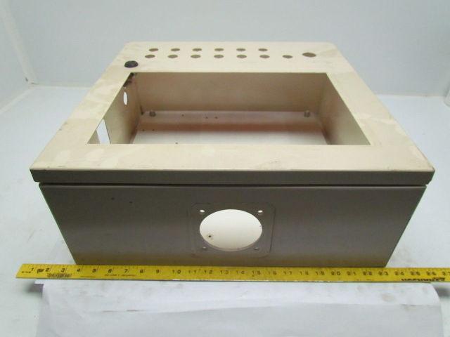20x20x7" Steel Electrical Enclosure Box Cabinet w/Backplate Panelview Pushbutton