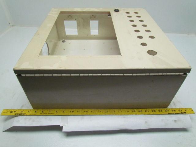 20x20x7" Steel Electrical Enclosure Box Cabinet w/Backplate Panelview Pushbutton