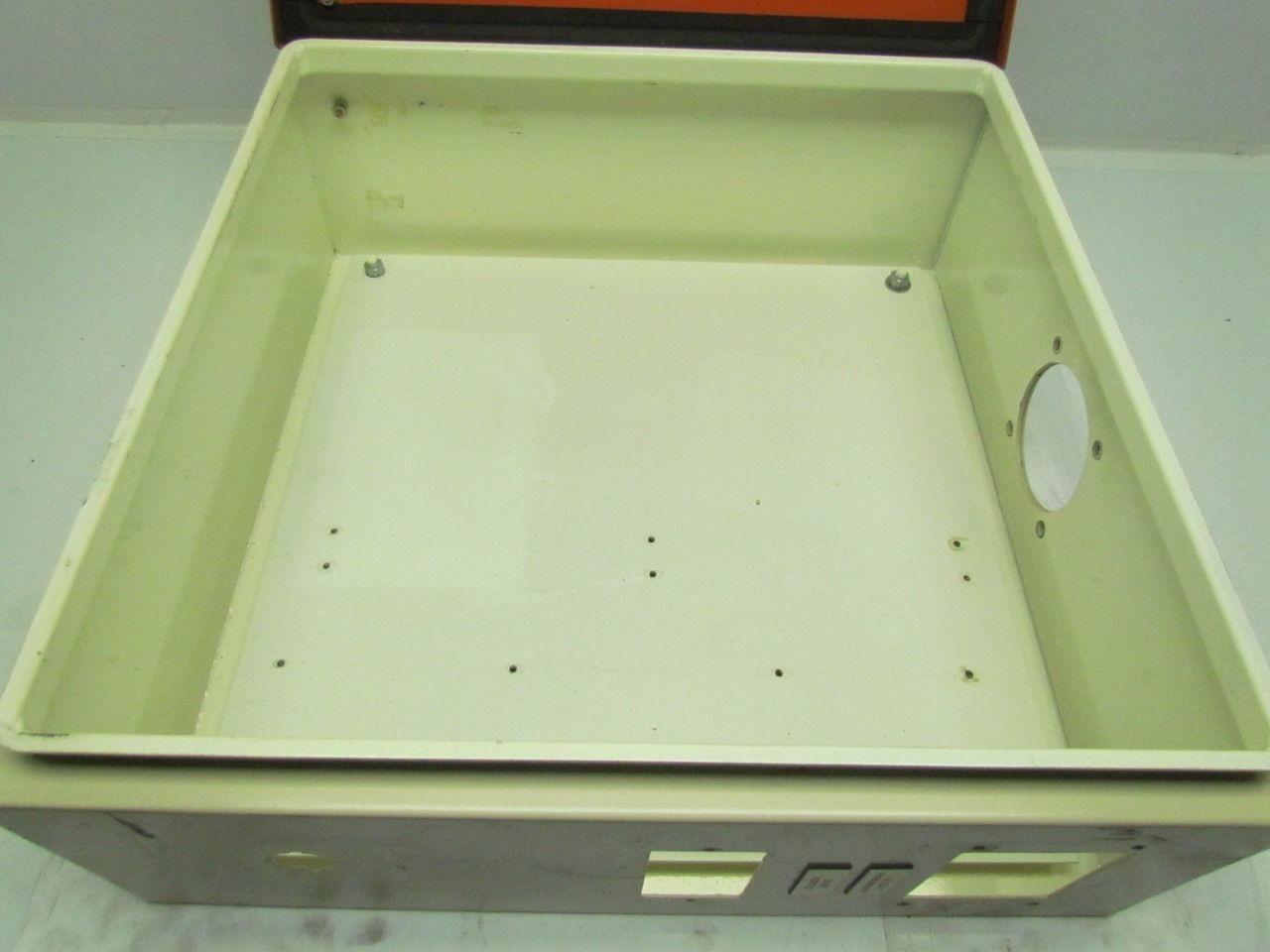 20x20x7" Steel Electrical Enclosure Box Cabinet w/Backplate Panelview Pushbutton