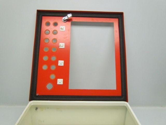 20x20x7" Steel Electrical Enclosure Box Cabinet w/Backplate Panelview Pushbutton