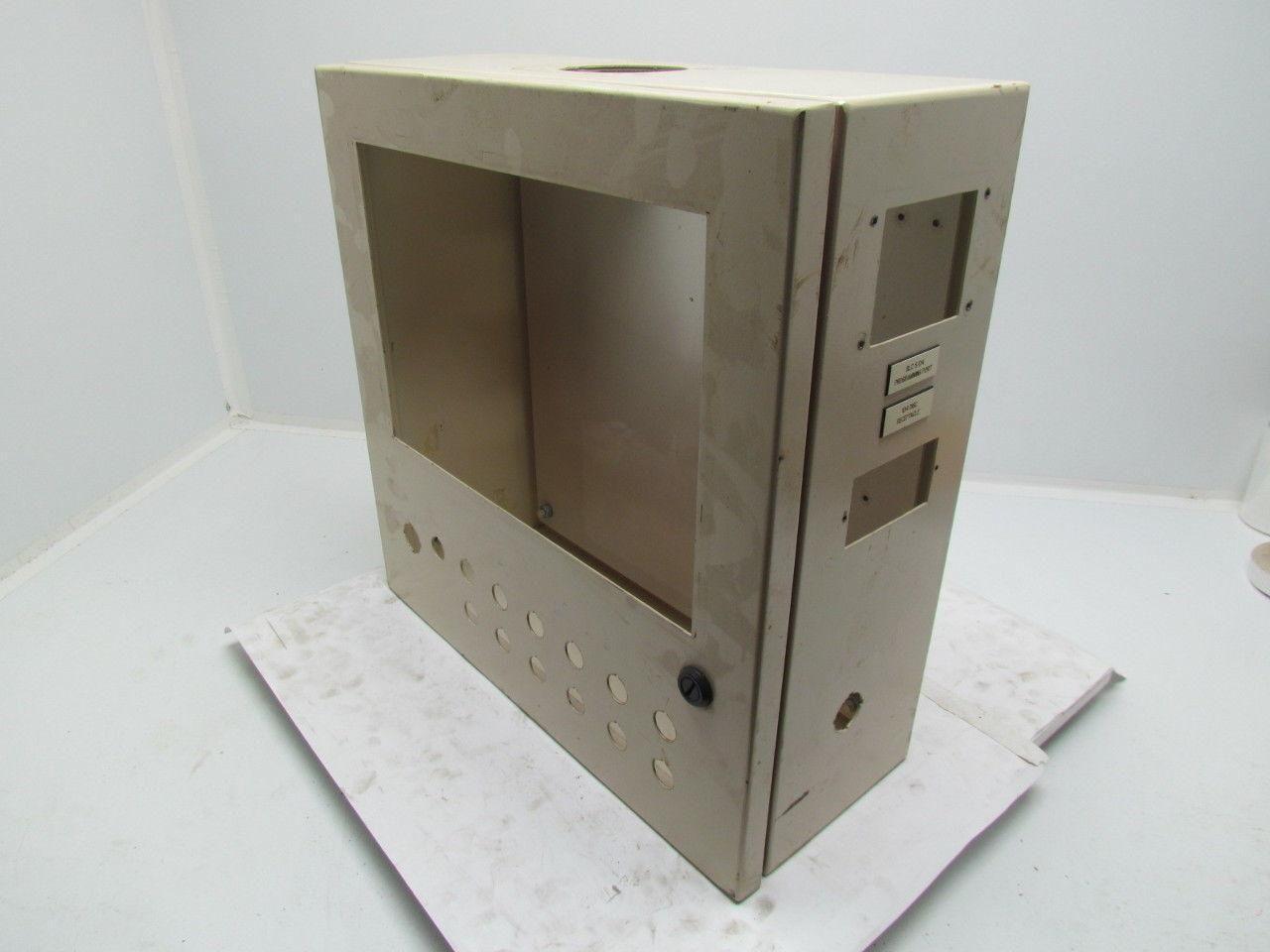 20x20x7" Steel Electrical Enclosure Box Cabinet w/Backplate Panelview Pushbutton