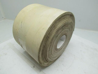 4-Ply White Conveyor Belt Smooth Top 8" Wide 56' Long