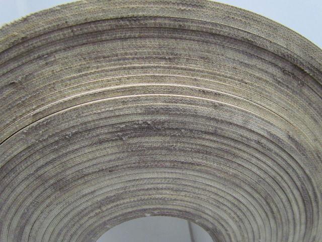 4-Ply White Conveyor Belt Smooth Top 8" Wide 56' Long