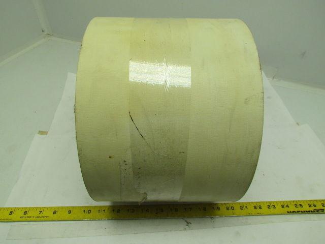4-Ply White Conveyor Belt Smooth Top 8" Wide 56' Long