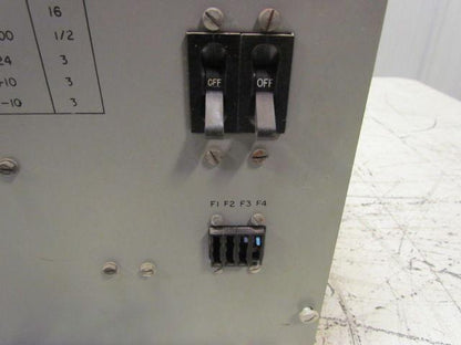 North Electric PEC 3334 CNC Cincinnati Power Supply In 100-130V Multi Output DC