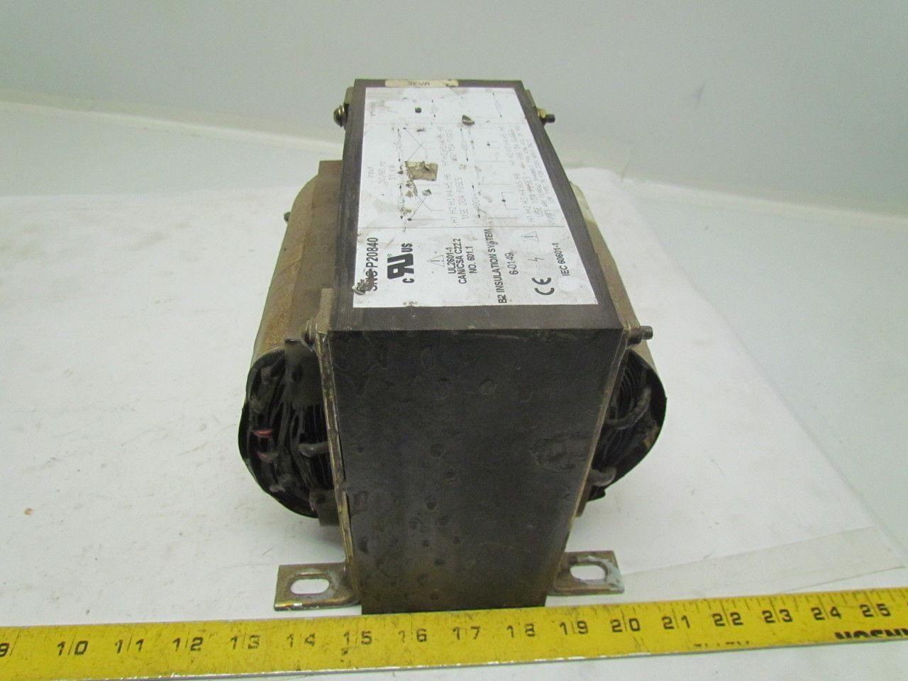 SNC P20840 Transformer Single Phase 3 KVA 200V/240V 400/480V PRI 120/200V SEC