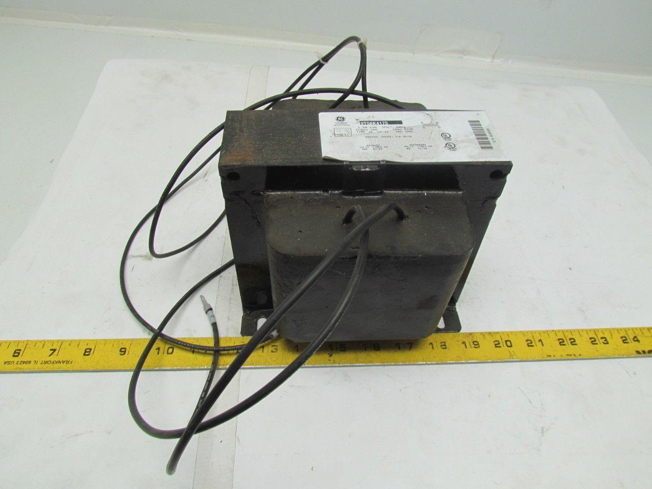 General Electric 9T58K4175 Transformer Dry Type1.5 KVA 208V PRI 82V SEC 1Ph