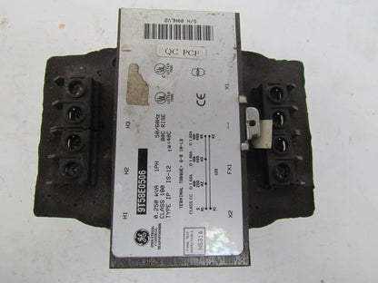 General Electric 9T58E0506 Transformer 0.25 KVA 200/400/480V Pri 120V Sec 1PH