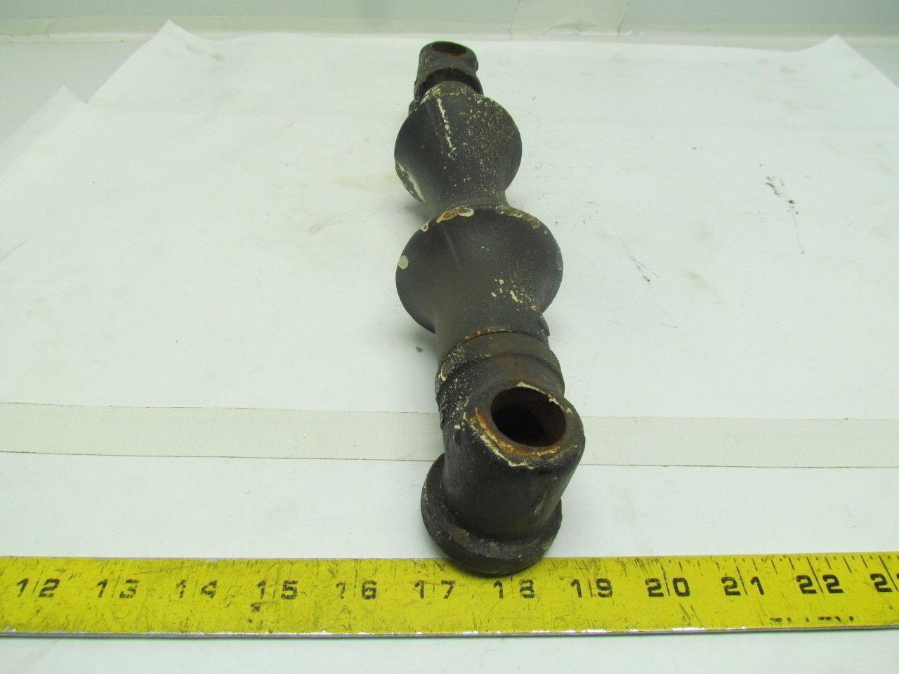 Vintage Iron Pipe Roller Hanger Steampunk