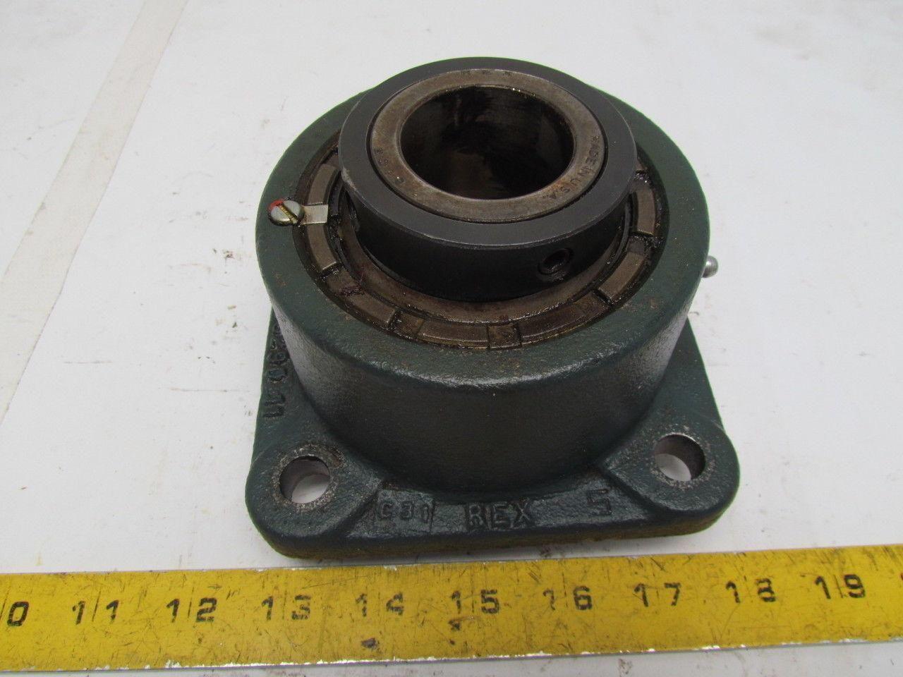 Rexnord ZF5108S 1-1/2" Bore 4-Bolt Square Spherical Roller Bearing Unit