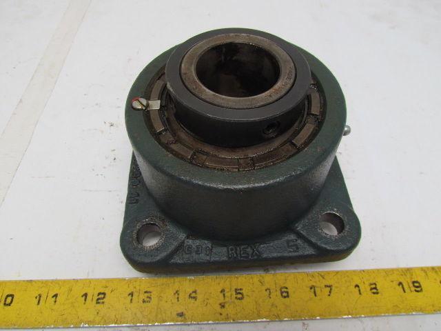 Rexnord ZF5108S 1-1/2" Bore 4-Bolt Square Spherical Roller Bearing Unit
