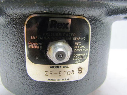 Rexnord ZF5108S 1-1/2" Bore 4-Bolt Square Spherical Roller Bearing Unit