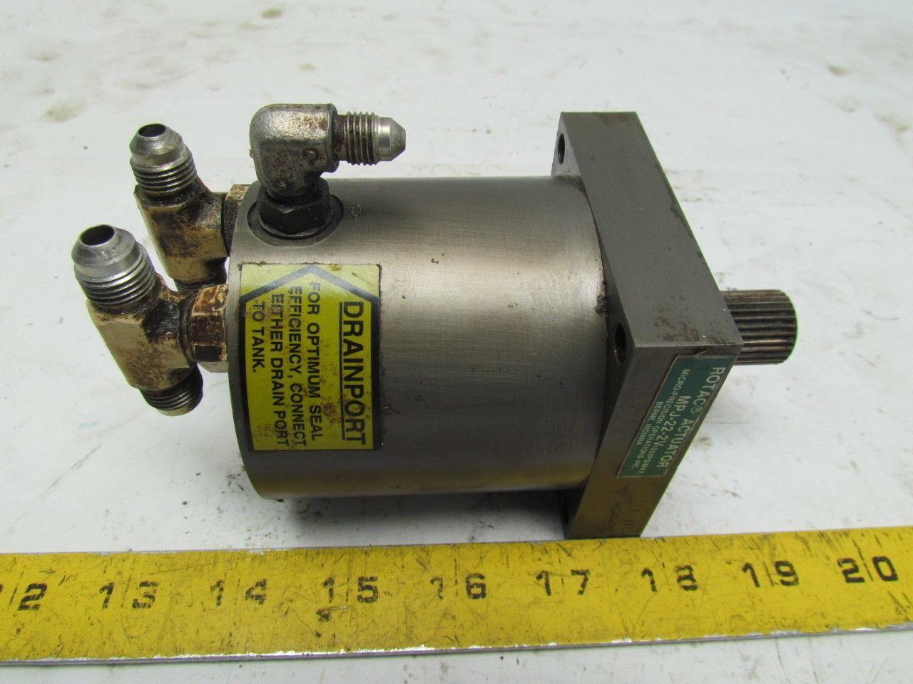 Rotac MPJ-22-2V Hydraulic Rotary Acuator Splined