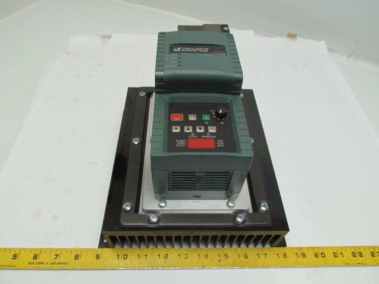 Reliance Electric 6MDDH-2P3202 AC Drive 0.75KW/1Hp 380-480VAC MD65 w/Heatsink
