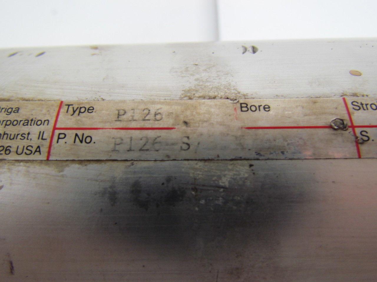 HOERBIGER-ORIGA P126-S/30X760MM Rodless Air Cylinder 63mm Bore 760mm Stroke