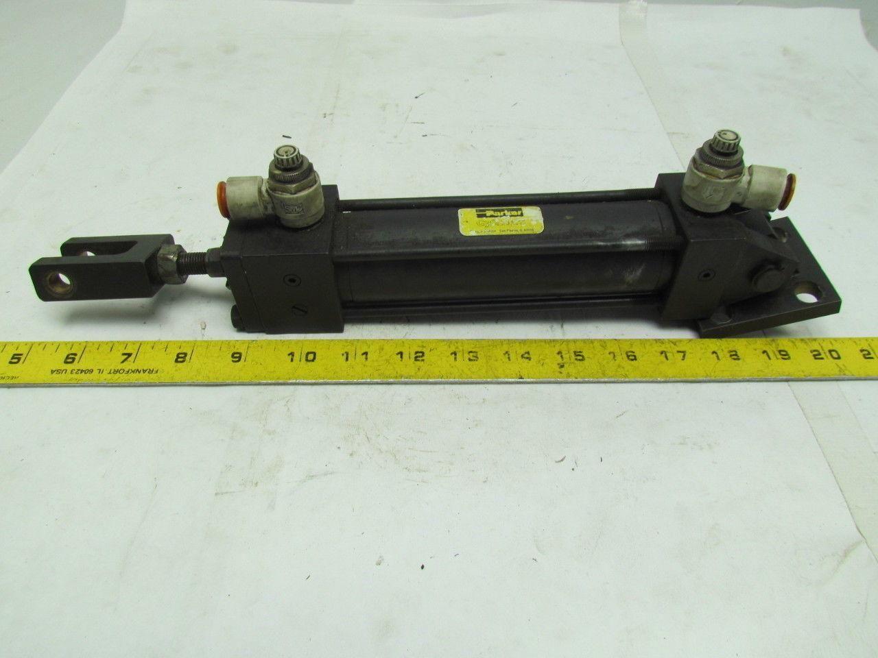 Parker 01.50-CBB2AU142AC-5.000 Pneumatic Air Cylinder 1-1/2" Bore 5" Stroke