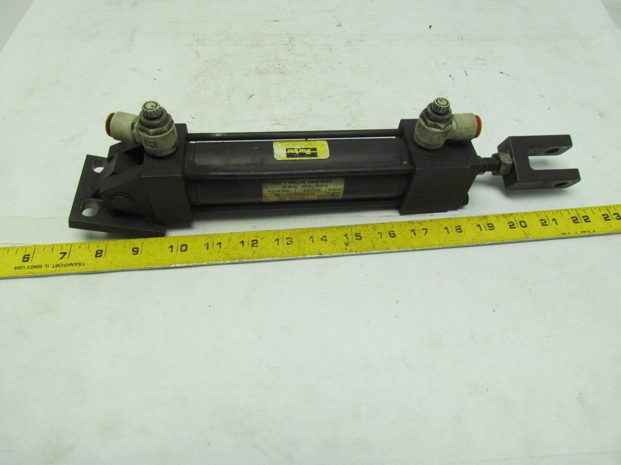 Parker 01.50-CBB2AU142AC-5.000 Pneumatic Air Cylinder 1-1/2" Bore 5" Stroke