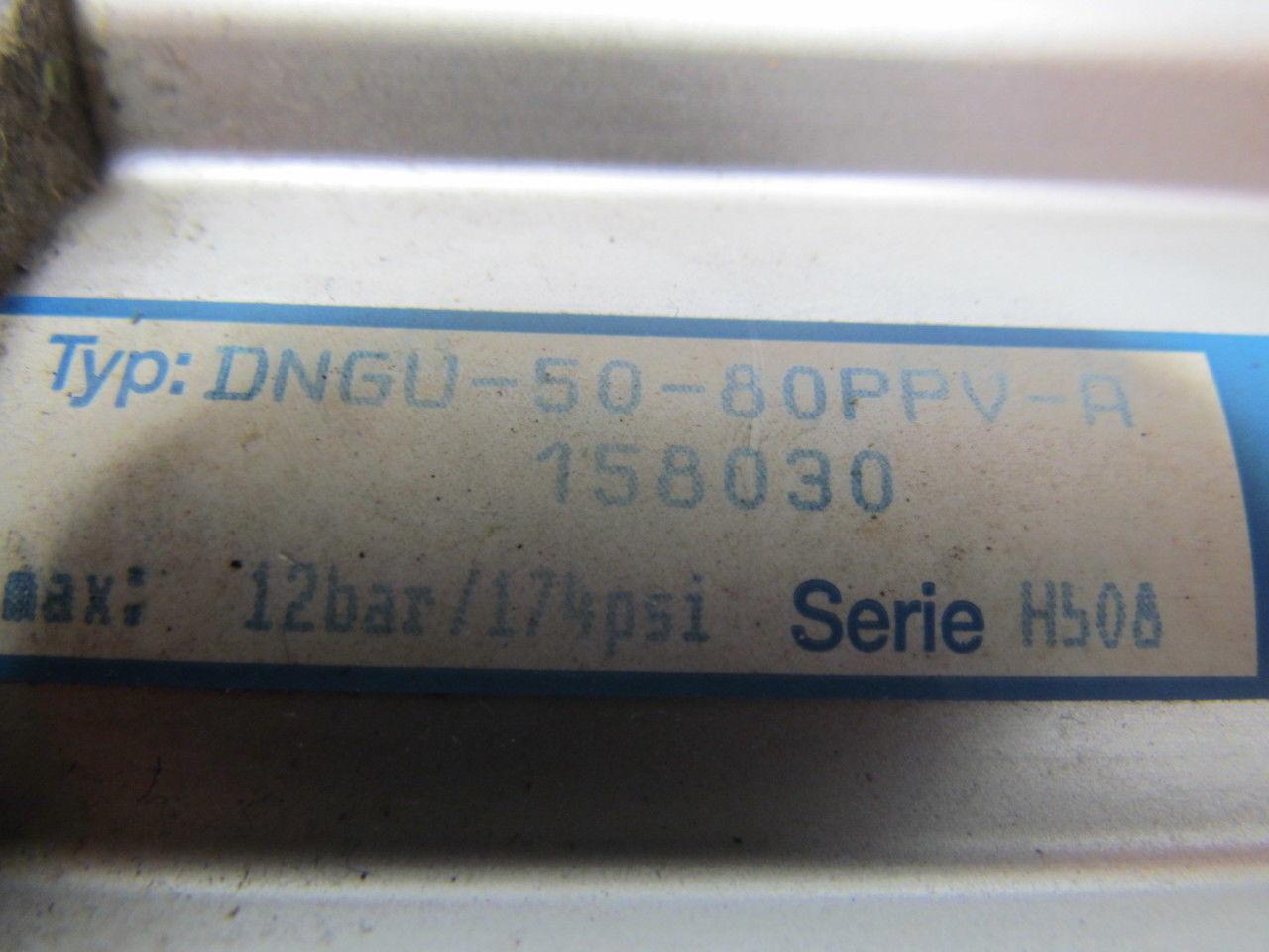 Festo DNGU-50-80-PPV-A Pneumatic Air Cylinder 50mm Bore 80mm Stroke Mag Piston