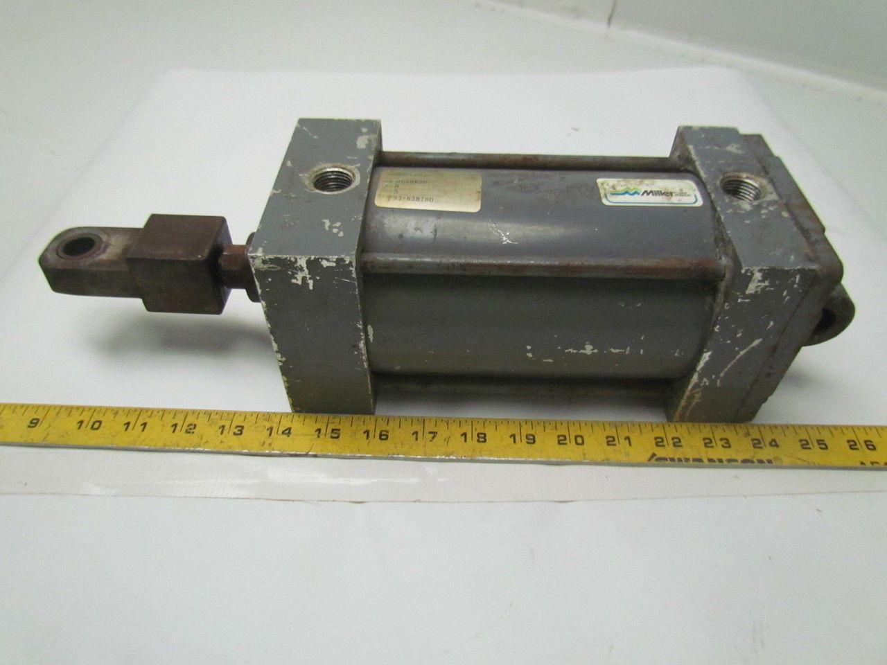 Miller Fluid Power AL48B2N Pneumatic Air Cylinder 4" Bore x 5" Stroke