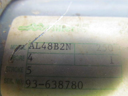 Miller Fluid Power AL48B2N Pneumatic Air Cylinder 4" Bore x 5" Stroke