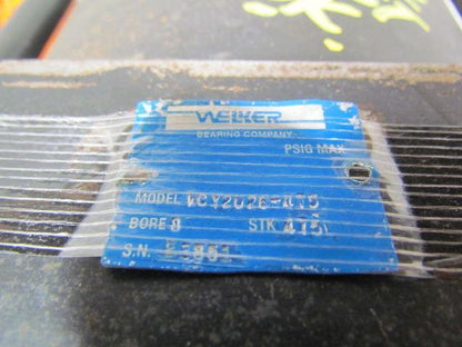 Welker WCY2026-475 Pneumatic Air Cylinder 8" Bore 18.75" Stroke