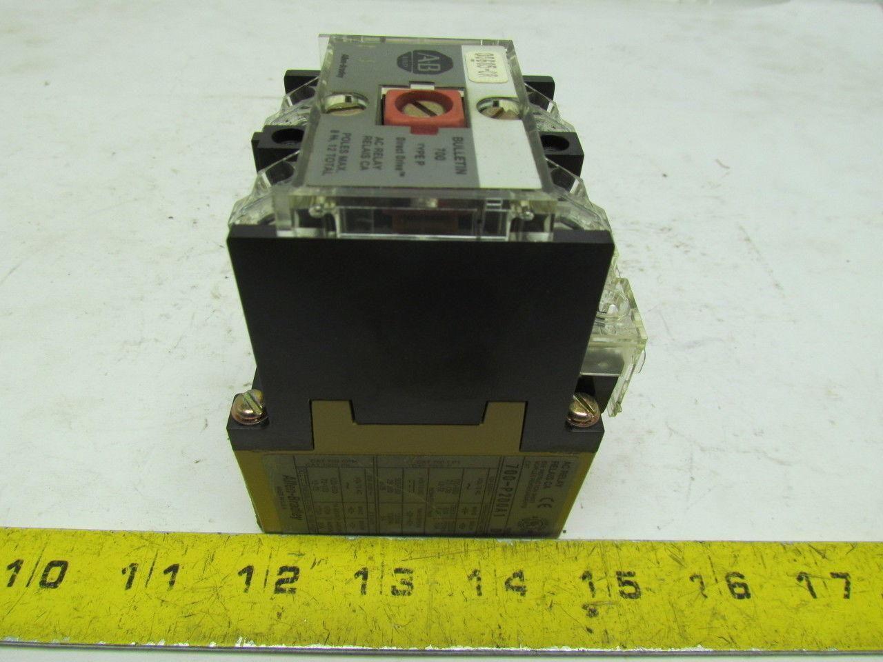 Allen-Bradley 700-P 700-P200A1 Series D AC Relay